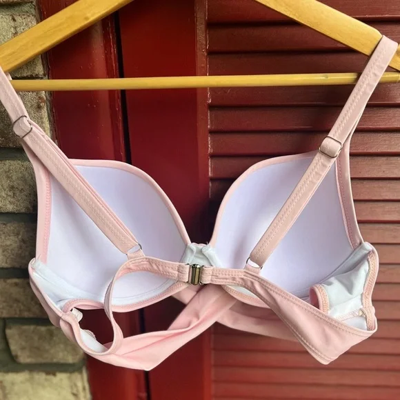 Chic me pink swimsuit top & cover up tank top dress - Picture 8 of 15